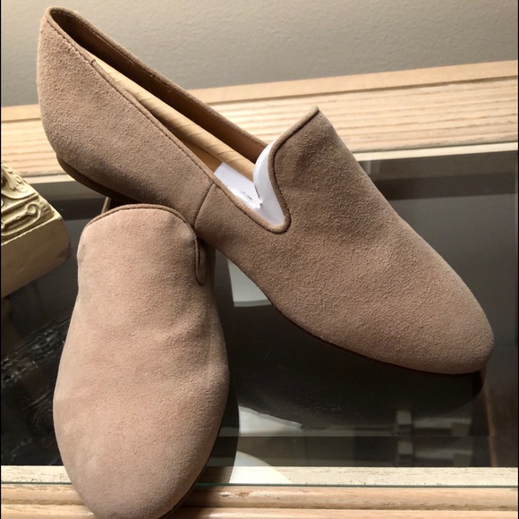 J.Crew Tan Suede Smoking Shoe - Picture 4 of 9